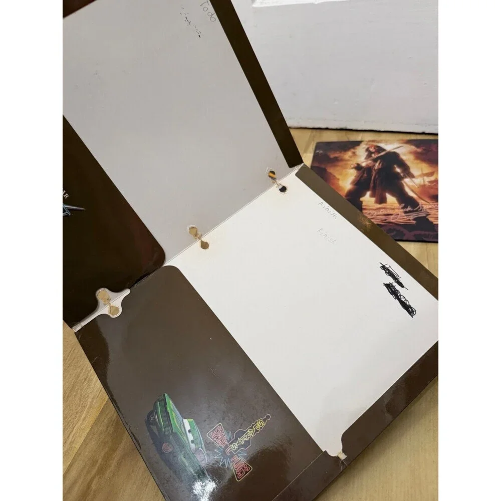 Set of 4 Action & Movie-Themed Folders (Spider-Man, Cars, Hot Wheels, Pirates)